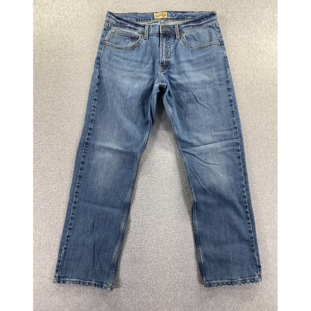 Wrangler 20X Style 44 Jeans Men's 34x32 Slim Straight Medium Wash Western Cowboy